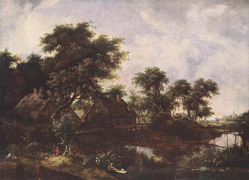 HOBBEMA, Meyndert The Watermill sfr